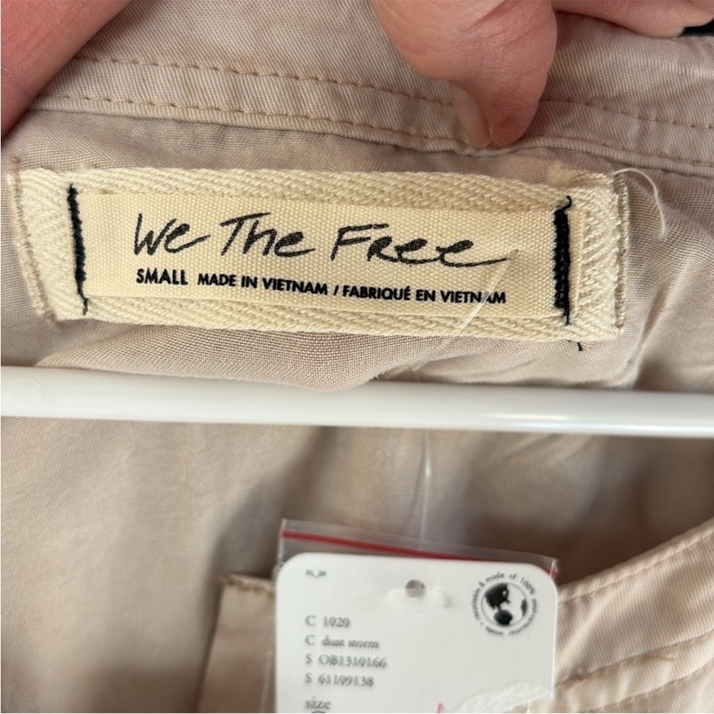 NWT Free People Summer Love Top Dust Storm Oversized Small - Picture 8 of 9